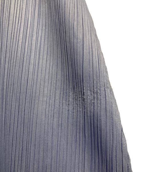 PLEATS PLEASE（プリーツプリーズ）PLEATS PLEASE (プリーツプリーズ) プリーツシャツワンピース パープル サイズ:3の古着・服飾アイテム