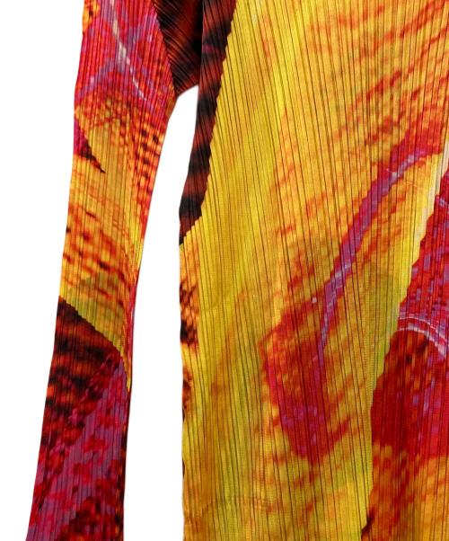 PLEATS PLEASE（プリーツプリーズ）PLEATS PLEASE (プリーツプリーズ) SPECTRUM/総柄ワンピース マルチカラー サイズ:5の古着・服飾アイテム