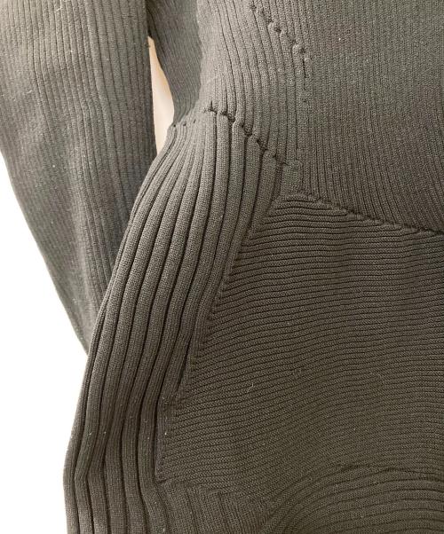 ISSEY MIYAKE（イッセイミヤケ）ISSEY MIYAKE (イッセイミヤケ) KONE KONE/変形ニットワンピース ブラック サイズ:2の古着・服飾アイテム