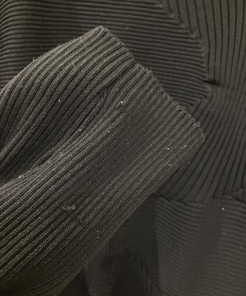 ISSEY MIYAKE（イッセイミヤケ）ISSEY MIYAKE (イッセイミヤケ) KONE KONE/変形ニットワンピース ブラック サイズ:2の古着・服飾アイテム