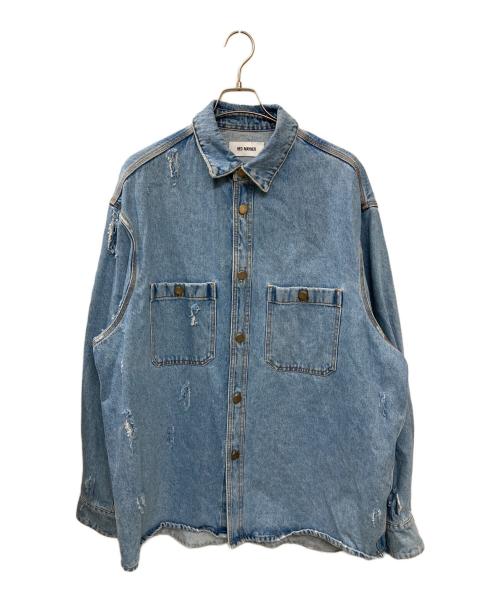 Hed Mayner（ヘド メイナー）Hed Mayner (ヘド メイナー) Denim Overshirt インディゴ サイズ:Sの古着・服飾アイテム