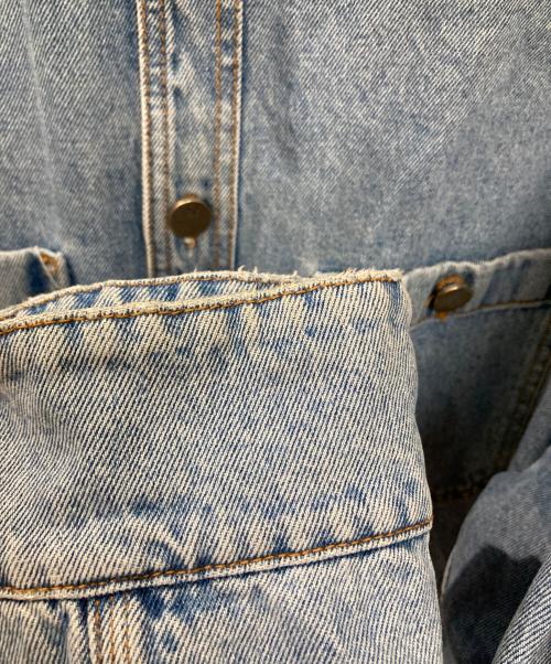 Hed Mayner（ヘド メイナー）Hed Mayner (ヘド メイナー) Denim Overshirt インディゴ サイズ:Sの古着・服飾アイテム