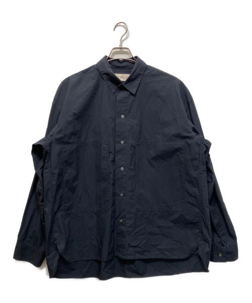 POLYPLOID（ポリプロイド）POLYPLOID (ポリプロイド) シャツジャケット ネイビー サイズ:3の古着・服飾アイテム
