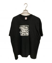 SUPREME×MARITHE+FRANCOIS GIRBAUD（シュプリーム×マリテフランソワジルボー）の古着「プリントTシャツ」｜ブラック