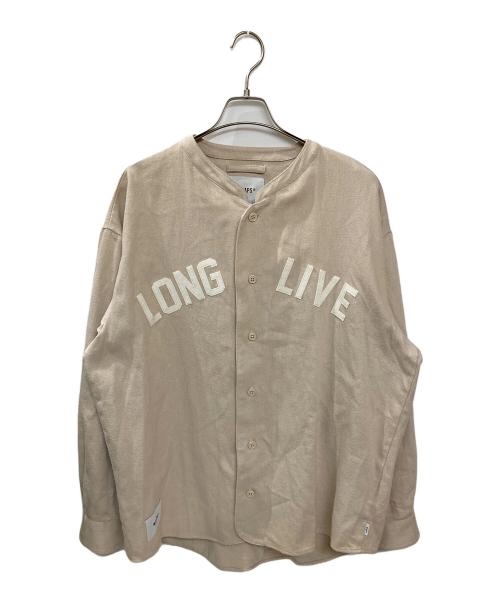WTAPS（ダブルタップス）WTAPS (ダブルタップス) LEAGUE L/S SHIRT ベージュ サイズ:XLの古着・服飾アイテム
