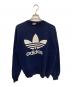 adidas（アディダス）の古着「80S トレフォイユロゴスウェット」｜ネイビー