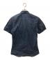 GIVENCHY (ジバンシィ) 総柄半袖シャツ ネイビー サイズ:14 1/2 37：6000円
