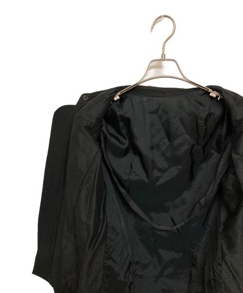 RICK OWENS（リックオウエンス）RICK OWENS (リックオウエンス) コットンライダースジャケット ブラック サイズ:XSの古着・服飾アイテム