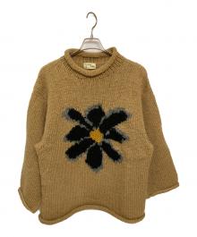 Mcmachan Woolen（マクマーンウーレン）の古着「ロールネックニット」｜ブラウン