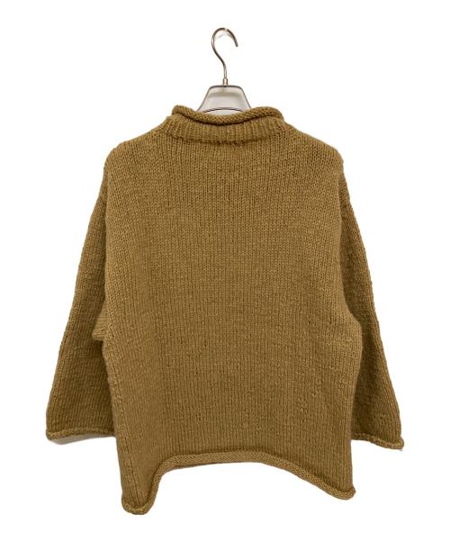 Mcmachan Woolen（マクマーンウーレン）Mcmachan Woolen (マクマーンウーレン) ロールネックニット ブラウン サイズ:FREEの古着・服飾アイテム