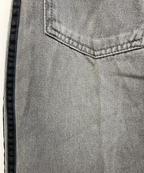 adidas（アディダス）adidas (アディダス) ワイドパンツ グレー サイズ:61cmの古着・服飾アイテム