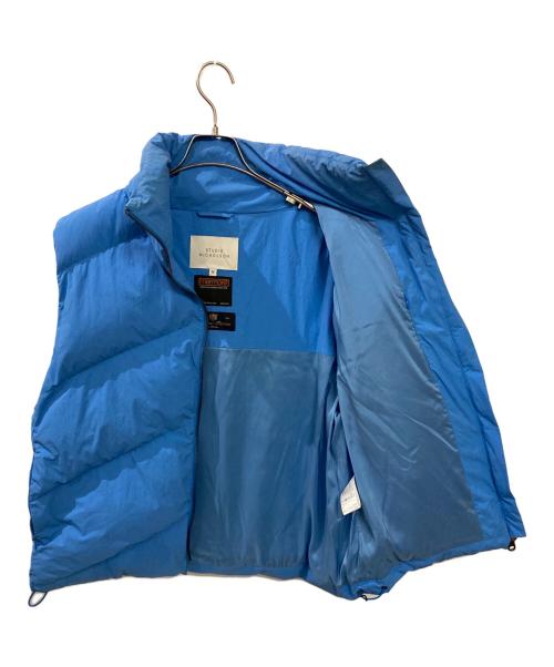 STUDIO NICHOLSON（スタジオ ニコルソン）STUDIO NICHOLSON (スタジオ ニコルソン) 中綿ナイロンベスト ブルー サイズ:Mの古着・服飾アイテム
