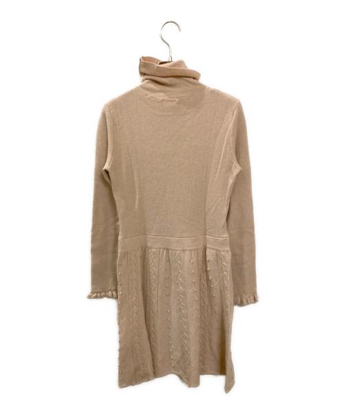 RED VALENTINO（レッドヴァレンティノ）RED VALENTINO (レッドヴァレンティノ) ニットワンピース ピンク サイズ:Lの古着・服飾アイテム