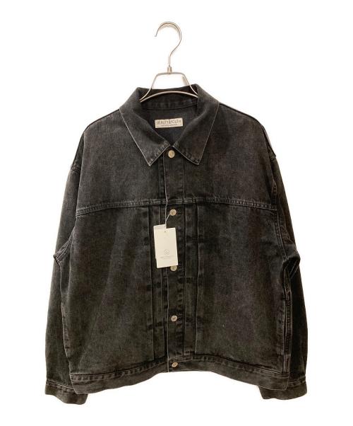 BEAUTY&YOUTH（ビューティーアンドユース）BEAUTY&YOUTH (ビューティーアンドユース) デニムトラッカージャケット ブラック サイズ:XL 未使用品の古着・服飾アイテム