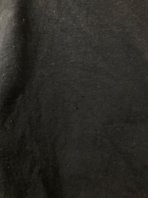 OFFWHITE（オフホワイト）OFFWHITE (オフホワイト) AIRPORT TAPE DOUBLE TEE HOODIE ブラック サイズ:Mの古着・服飾アイテム