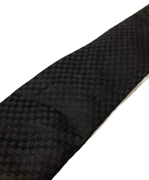 LOUIS VUITTON（ルイ ヴィトン）LOUIS VUITTON (ルイ ヴィトン) マイクロダミエネクタイ ブラック サイズ:不明(実寸サイズをご確認ください)の古着・服飾アイテム