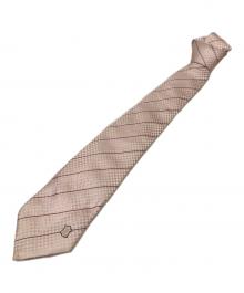 LOUIS VUITTON（ルイ ヴィトン）の古着「マイクロダミエネクタイ」｜ピンク