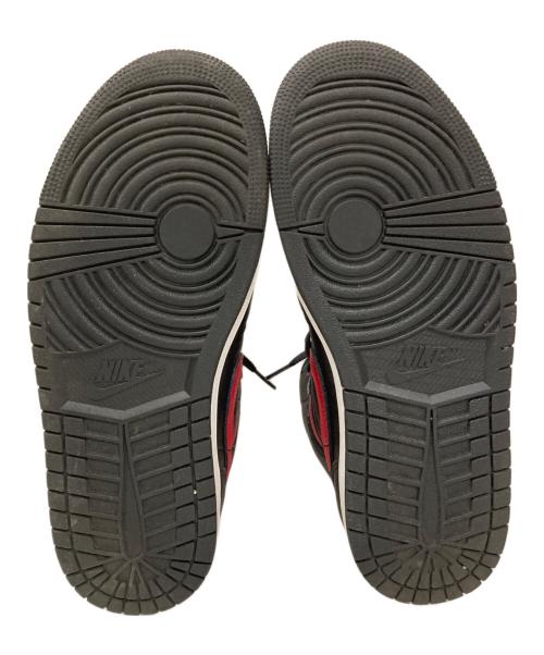 NIKE（ナイキ）NIKE (ナイキ) Air Jordan 1 Mid  Bred レッド×ブラック サイズ:26cmの古着・服飾アイテム