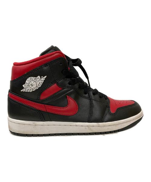 NIKE（ナイキ）NIKE (ナイキ) Air Jordan 1 Mid  Bred レッド×ブラック サイズ:26cmの古着・服飾アイテム