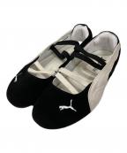 PUMAプーマ）の古着「スピードキャットバレエSD」｜ブラック