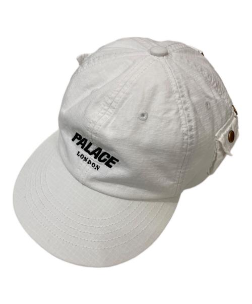 PALACE（パレス）PALACE (パレス) ポケット付きリップストップキャップ ホワイト サイズ:不明(実寸サイズをご確認ください)の古着・服飾アイテム