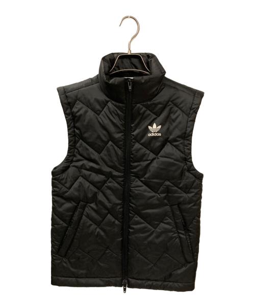 adidas（アディダス）adidas (アディダス) キルティングンベスト ブラック サイズ:XSの古着・服飾アイテム