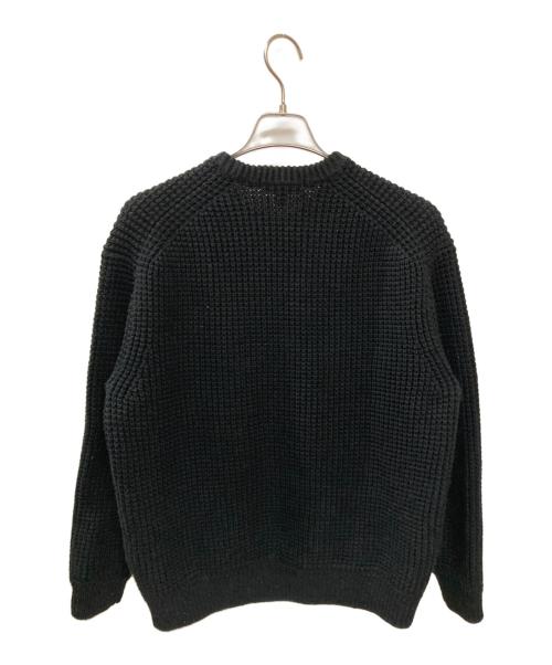 SUPREME（シュプリーム）Supreme (シュプリーム) waffle small box sweater ブラック サイズ:Mの古着・服飾アイテム