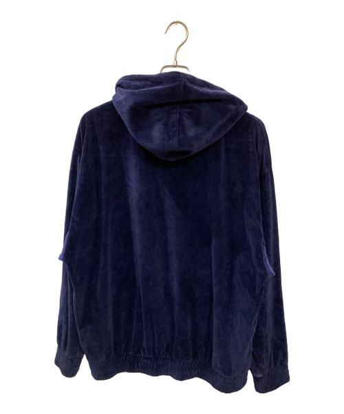 YARDSALE（ヤードセール）YARDSALE (ヤードセール) ベロアジップパーカー ネイビー サイズ:Lの古着・服飾アイテム
