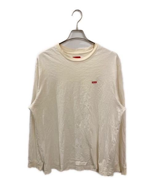 SUPREME（シュプリーム）Supreme (シュプリーム) Small BOX LOGO L/S Tee ホワイト サイズ:Lの古着・服飾アイテム