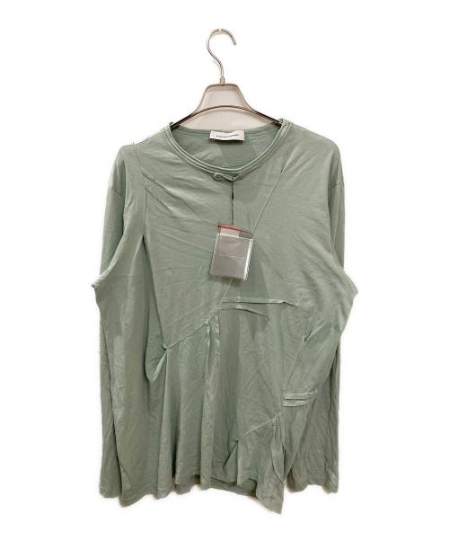 KIKO KOSTADINOV（キコ・コスタディノフ）Kiko Kostadinov (キコ・コスタディノフ) OHNEKDDRR TOP 黄緑 サイズ:48の古着・服飾アイテム