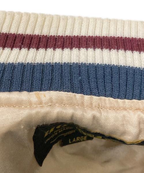 HOUSTON（ヒューストン）HOUSTON (ヒューストン) スカジャン ブルー サイズ:Lの古着・服飾アイテム