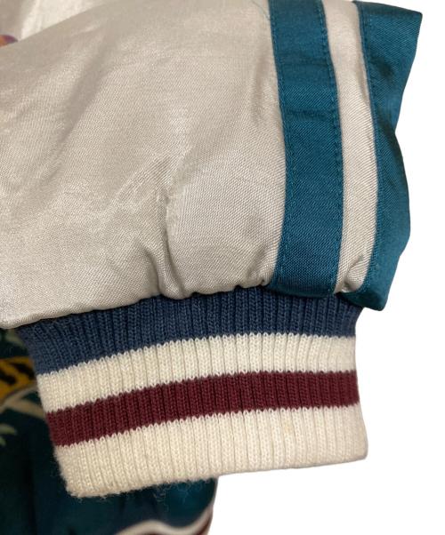 HOUSTON（ヒューストン）HOUSTON (ヒューストン) スカジャン ブルー サイズ:Lの古着・服飾アイテム