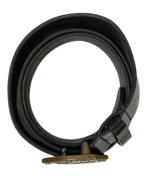 DSQUARED2（ディースクエアード）DSQUARED2 (ディースクエアード) レザーベルト ブラックの古着・服飾アイテム