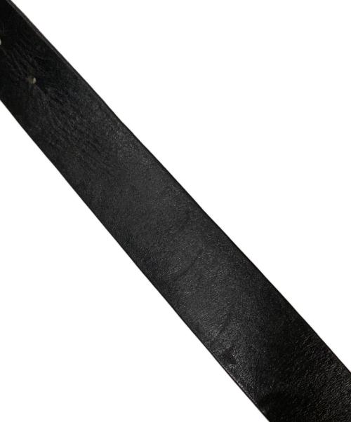 DSQUARED2（ディースクエアード）DSQUARED2 (ディースクエアード) レザーベルト ブラックの古着・服飾アイテム