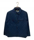 G-STAR RAWジースターロゥ）の古着「Wolker Quilted Overshirt」｜ネイビー
