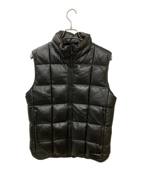 TATRAS（タトラス）TATRAS (タトラス) ラムレザーダウンベスト ブラック サイズ:04の古着・服飾アイテム