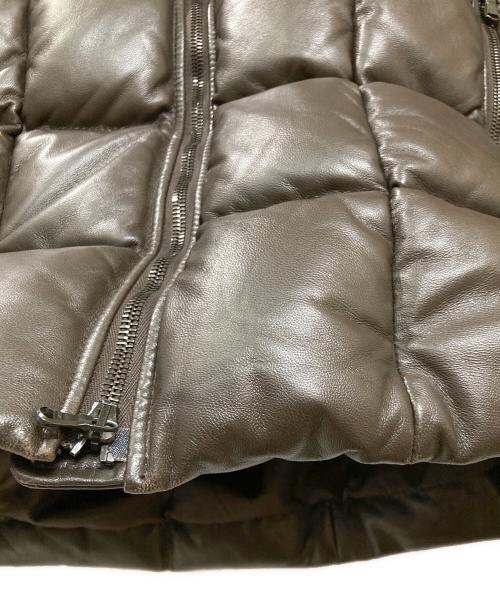 TATRAS（タトラス）TATRAS (タトラス) ラムレザーダウンジャケット ブラウン サイズ:04の古着・服飾アイテム