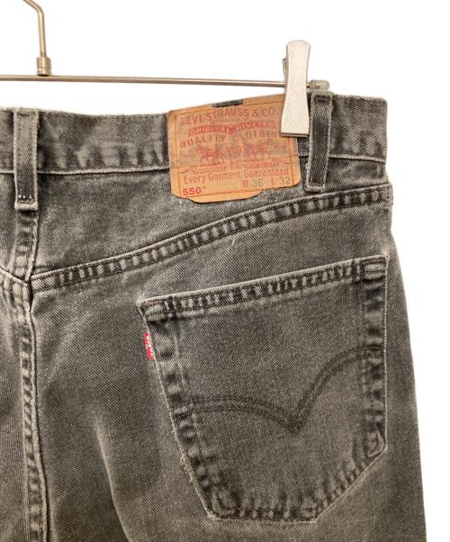 LEVI'S（リーバイス）LEVI'S (リーバイス) 00S 550ブラックデニム ブラック サイズ:W36L32の古着・服飾アイテム