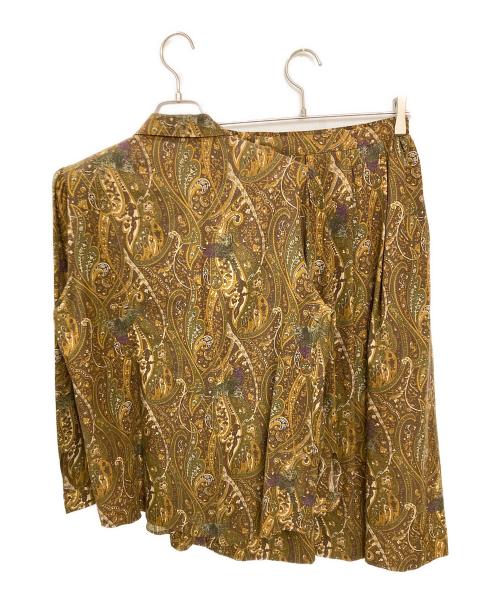 Burberry's（バーバリー）Burberry's (バーバリーズ) ヴィンテージ総柄セットアップ ブラウン サイズ:Mの古着・服飾アイテム