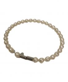 TOGA TOO（トーガ・トゥ）の古着「Pearl choker/パールチョーカー」｜アイボリー