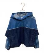 adidasアディダス）の古着「DENIM HOODIE/デニムフーディー」｜インディゴ