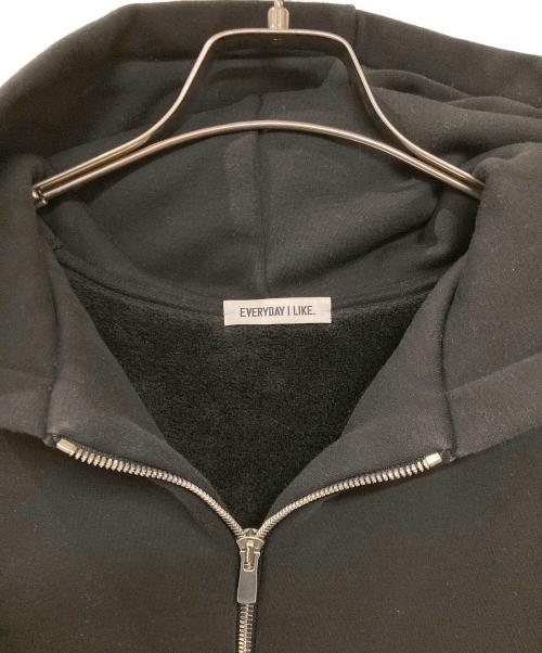 EVERYDAY I LIKE.（エヴリデイ アイ ライク）EVERYDAY I LIKE. (エヴリデイ アイ ライク) Warm Zip Hoodie ブラック サイズ:FREEの古着・服飾アイテム