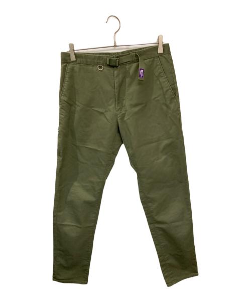 THE NORTHFACE PURPLELABEL（ザ・ノースフェイス パープルレーベル）THE NORTHFACE PURPLELABEL (ザ・ノースフェイス パープルレーベル) STRETCH TWILL TAPERED PANTS カーキ サイズ:30の古着・服飾アイテム