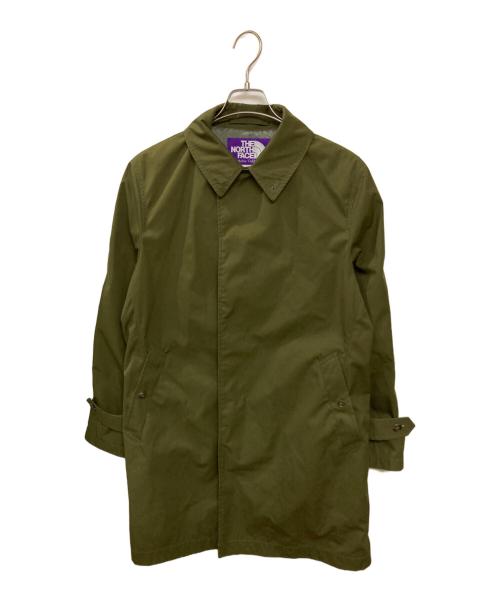 THE NORTHFACE PURPLELABEL（ザ・ノースフェイス パープルレーベル）THE NORTHFACE PURPLELABEL (ザ・ノースフェイス パープルレーベル) BEAMS (ビームス) 別注ステンカラーコート カーキ サイズ:Mの古着・服飾アイテム