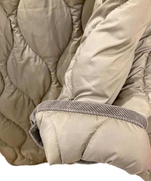 mizuiro-ind（ミズイロインド）mizuiro-ind (ミズイロインド) 中綿キルティングコート ブラウン サイズ:FREEの古着・服飾アイテム