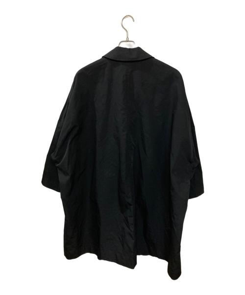 FRAMeWORK（フレームワーク）FRAMeWORK (フレームワーク) 撥水ポンチョトレンチコート ブラック サイズ:38の古着・服飾アイテム
