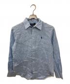 POLO RALPH LAURENポロ・ラルフローレン）の古着「リネンシャツ」｜ブルー