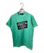 DSQUARED2ディースクエアード）の古着「ロゴプリントTシャツ」｜グリーン