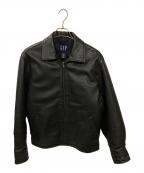 GAPギャップ）の古着「レザージャケット」｜ブラック