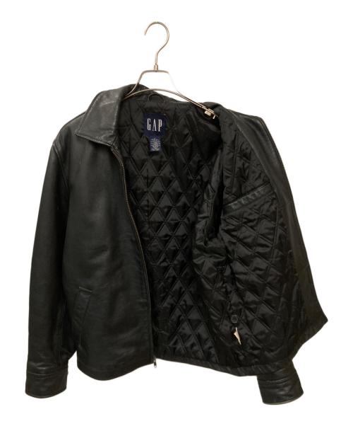GAP（ギャップ）GAP (ギャップ) レザージャケット ブラック サイズ:Sの古着・服飾アイテム